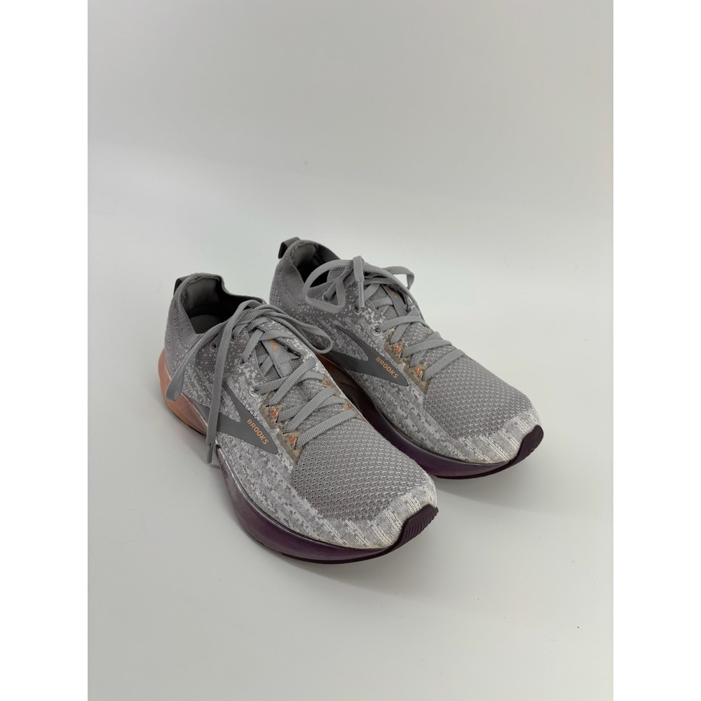 Brooks Levitate 4 Women Running Shoes Grey Copper Metallic 8.5 Athletic Sneakers